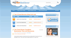 Desktop Screenshot of bestcloudserver.com