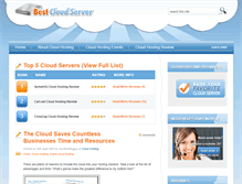 Tablet Screenshot of bestcloudserver.com